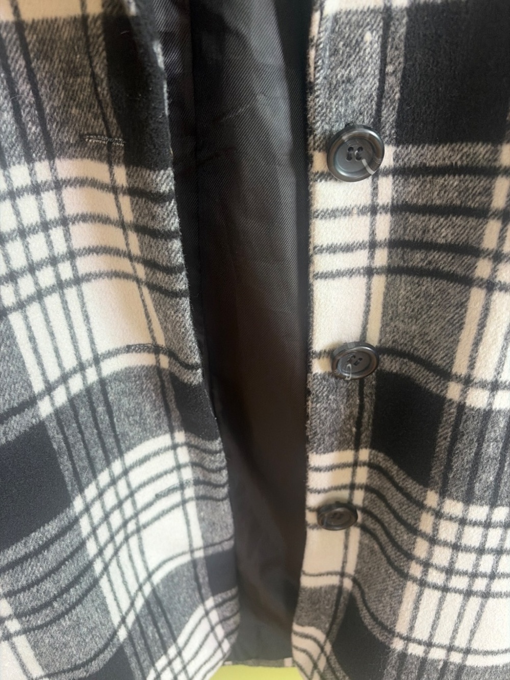 VTG Forever 21 plaid coat - Picture 3 of 6